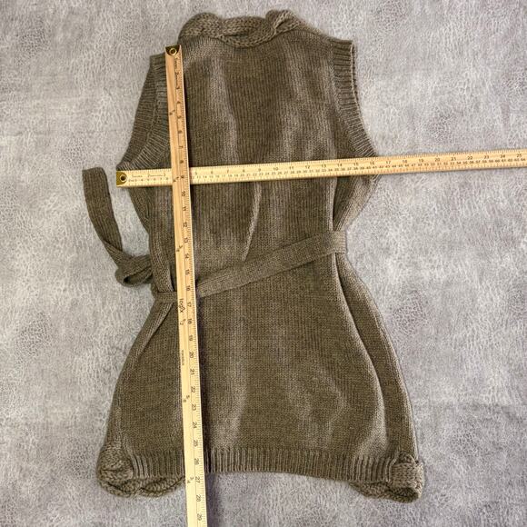 Vintage Crochet Knit Forever 21 Sleeveless Cardigan - Picture 6 of 6